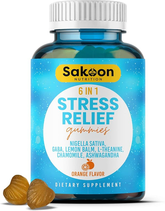 6-in-1 Stress Relief Gummies 60ct 60 gummies