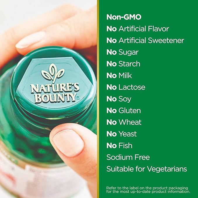 Nature's Bounty Magnesium, Mineral Supplement, Supports 500 mg, 100 Count