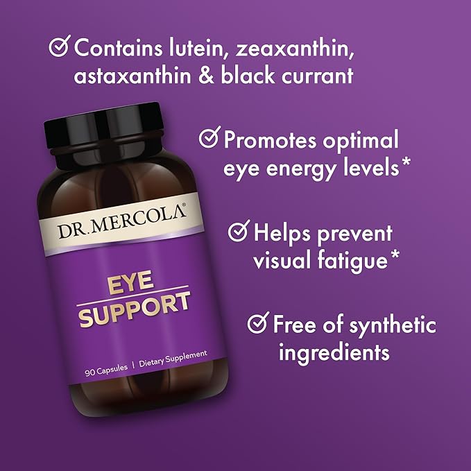 Dr. Mercola Eye Support, 90 Servings (90 Capsules),