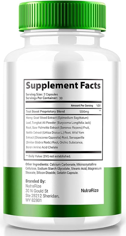 (2 Pack) Eroboost Supplement for Men, Eroboost Male Supplement, Daily Nutrition to Support Peak Performance and Overall Wellness, Official Ero Boost Formula Reviews (120 Capsules)