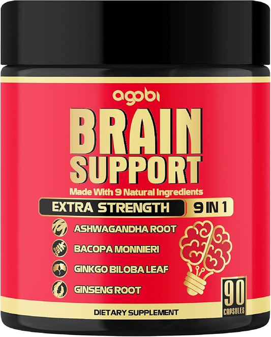 Brain Support Supplement for 3 Months 20:1, Gotu 90 Capsules