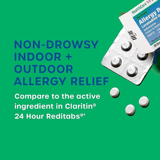 HealthCareAisle Allergy Relief 10 mg 30 Tablets 24-Hour Allergy