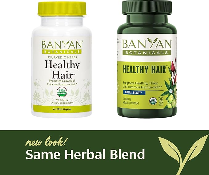 Banyan Botanicals Healthy Hair Tablets – 90 Tablets