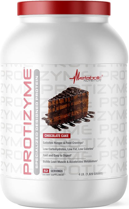 Metabolic Nutrition, Protizyme, 100% Whey Protein 24 Essential 4 Pound, 52 Servings