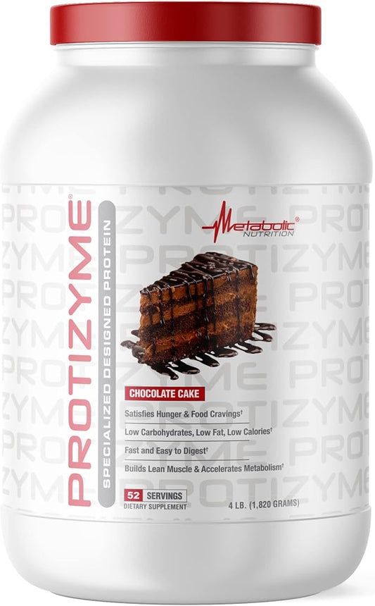 Metabolic Nutrition, Protizyme, 100% Whey Protein 24 Essential 4 Pound, 52 Servings