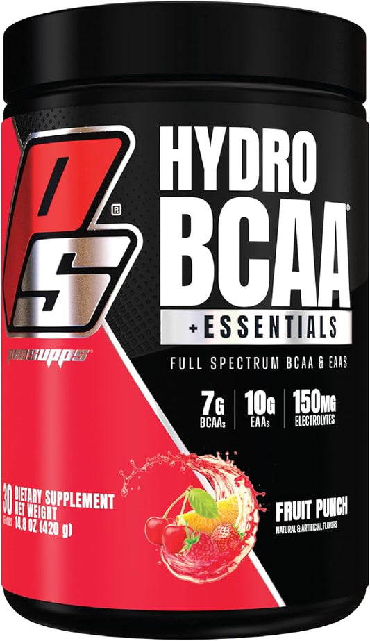 PROSUPPS HydroBCAA BCAA/EAA Full Spectrum Matrix, 7g BCAAs, 3g EAAS, 0g Sugar, 0g Carbs 30 servings)