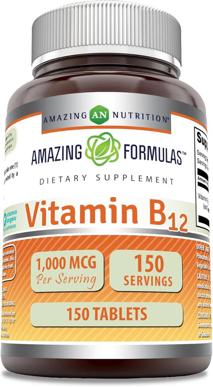 Amazing Formulas Vitamin B12 1000 Mcg (1 Pack, 150 Count)