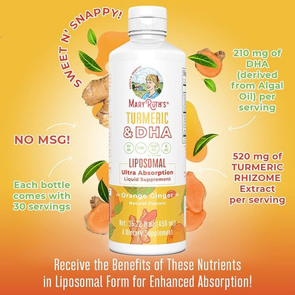 MaryRuth's | Liposomal Turmeric & DHA 15.22 oz