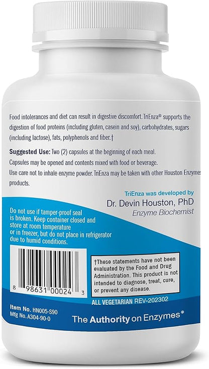 TriEnza | Broad-Spectrum Enzymes for Digestive (90 Capsules)
