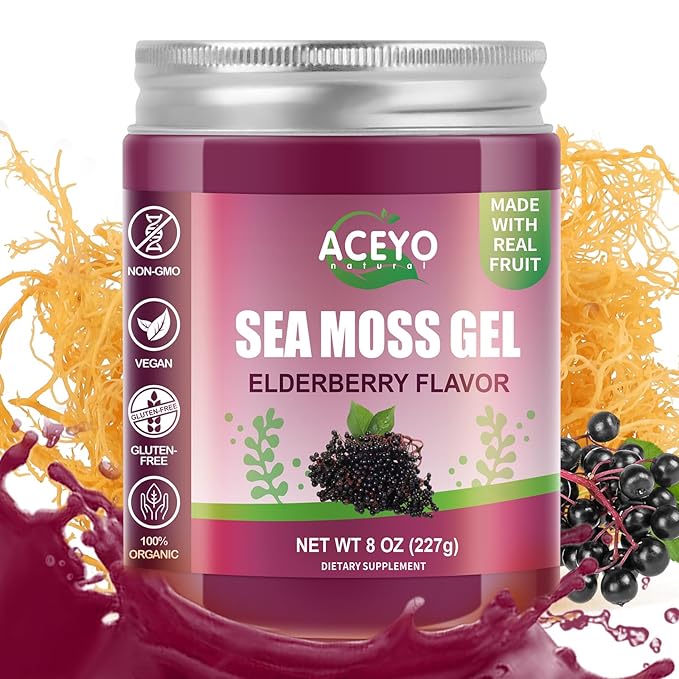 (8 OZ) Sea Moss Gel Organic 102 Vitamins