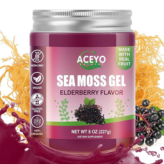 (8 OZ) Sea Moss Gel Organic 102 Vitamins