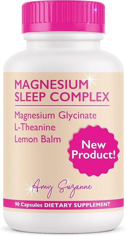 Magnesium Sleep Complex with L-Theanine and 90 Capsules