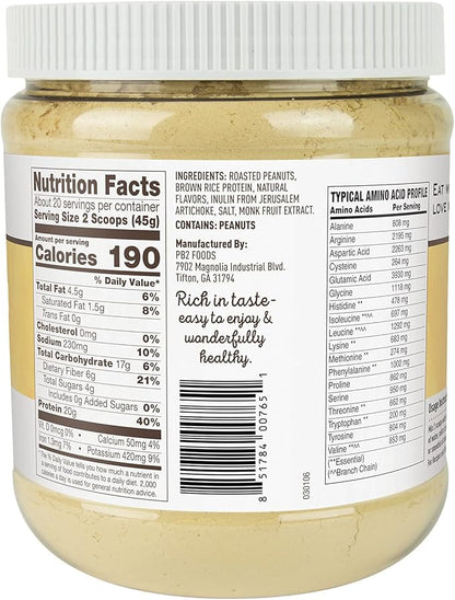 PB2 Performance Peanut Protein Powder [2 lb/32 lb/32 oz 20g of