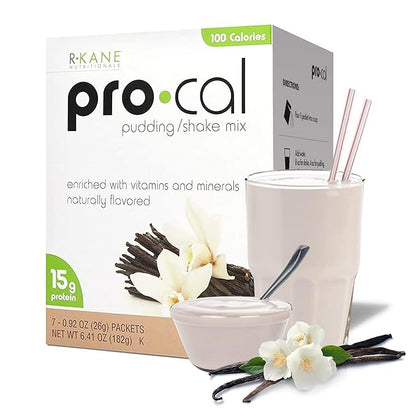 Pro-Cal Vanilla Protein Drink Mix 15g Protein 7 Packets