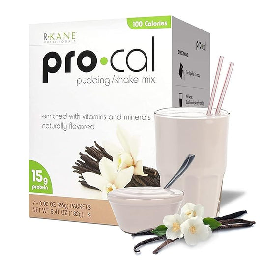 Pro-Cal Vanilla Protein Drink Mix 15g Protein 7 Packets
