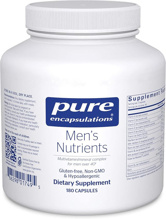 Pure Encapsulations Men's Nutrients 40* - 180 Capsules