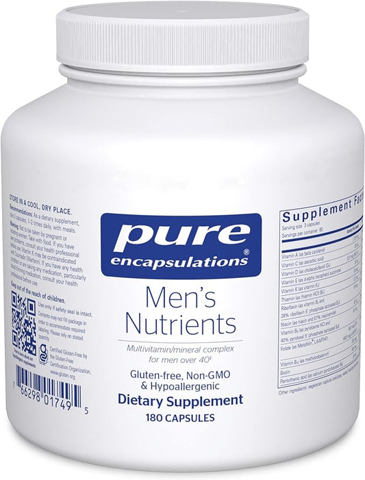 Pure Encapsulations Men's Nutrients 40* - 180 Capsules