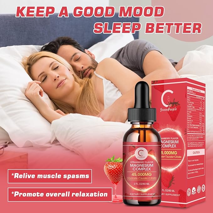 Triple Magnesium Complex Liquid Drops 1,500mg Magnesium B6 for 2 Fl