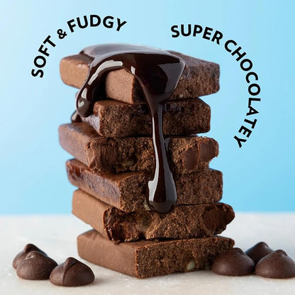 Vegan Keto Superfood Protein Bars, by B.T.R. - Low Carb, Plant Based, and Gluten Free | 12 Bars | Free of Sugar Alcohols and Boosted with Powerful Superfoods - (Brownie RECHARGE)