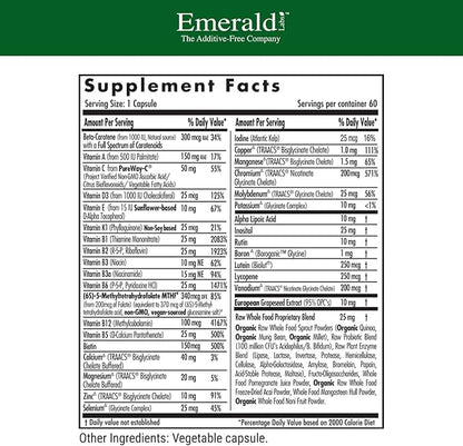 EMERALD LABS Complete 1-Daily Multi 60 Vegetable