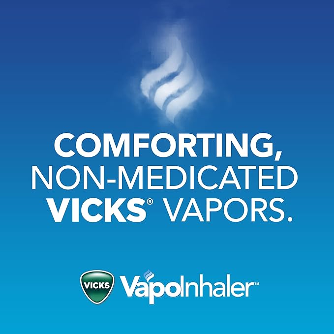 Vicks VapoInhaler, On-The-Go Portable Nasal Inhaler, 2 Scented 2)