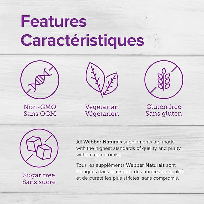 Webber Naturals Vitamin C, 300 Chewable 500 mg