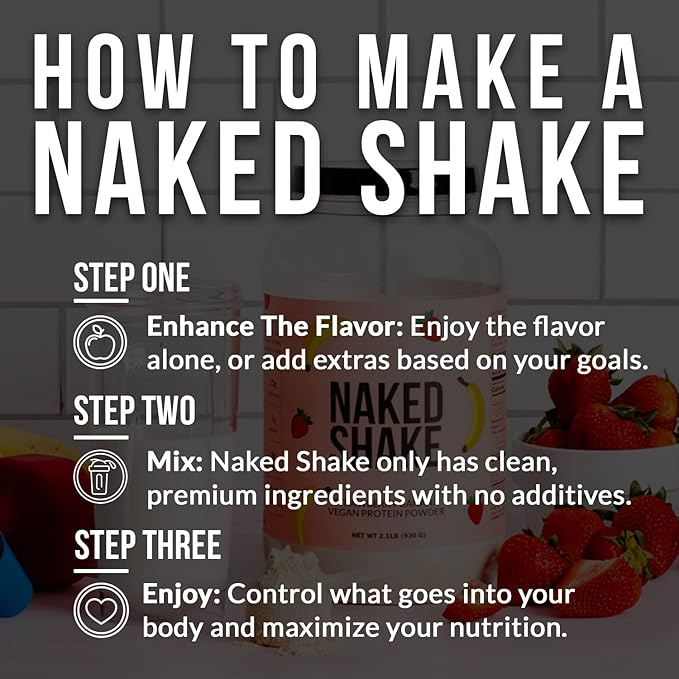 NAKED Shake - Vegan Protein Powder, 30 Servings