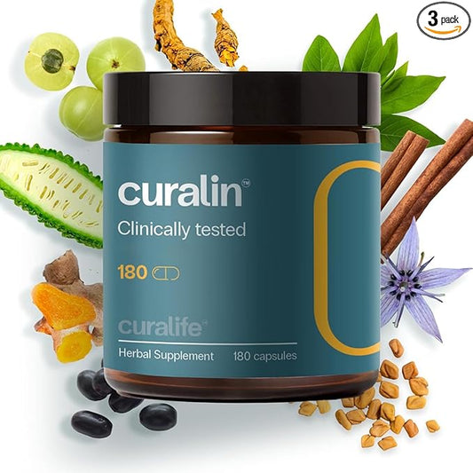 CuraLin - Clinically Tested, Effective, and 100% Natural I 9 Potent Ingredients | 3 Pack - 3 Month Supply (New Packaging)