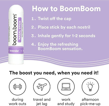 BoomBoom Nasal Stick (3 Pack)