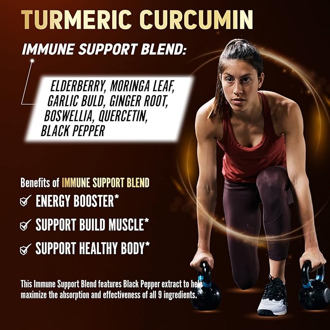 Turmeric Curcumin & Immune Support, 95% 14000mg, with