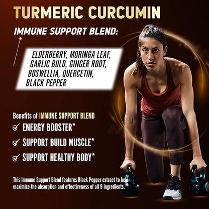 Turmeric Curcumin & Immune Support, 95% 14000mg, with