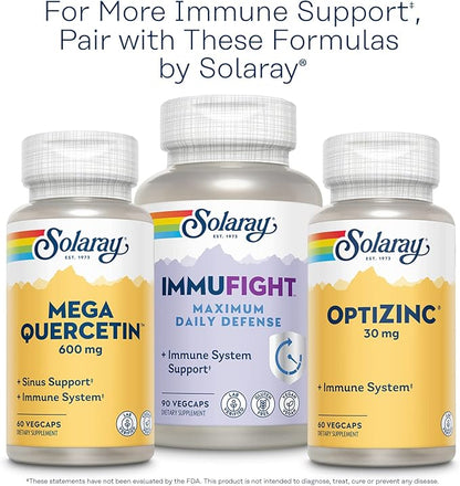 SOLARAY Chewable Vitamin C 500 mg, 60-Day Guarantee, 100 Servings, 100 Chewables
