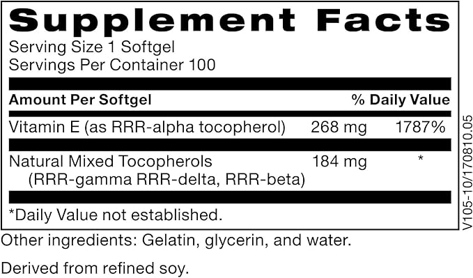 Klaire Labs Pure-E (100 Softgels)