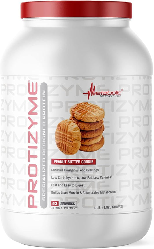Metabolic Nutrition, Protizyme, 100% Whey Protein 24 Essential 4 Pound (52 ser)