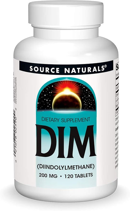 Source Naturals DIM, Diindolylmethane 200mg 120 Tablets