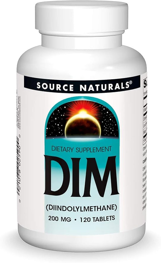 Source Naturals DIM, Diindolylmethane 200mg 120 Tablets