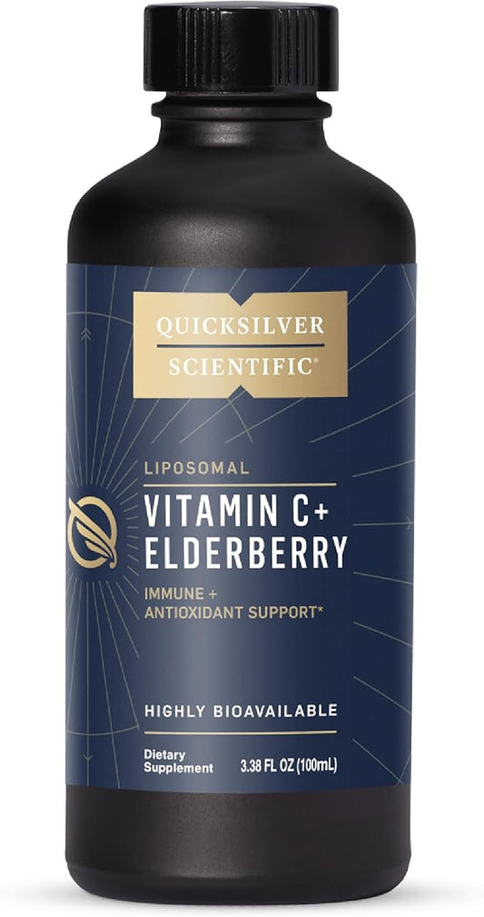 Quicksilver Scientific Liposomal Vitamin C + Elderberry 1000mg with (100ml)