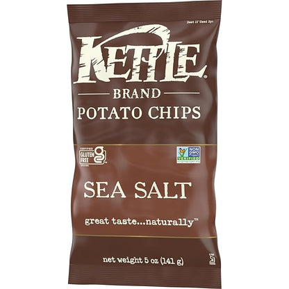Kettle Brand Potato Chips, Sea Salt Kettle Chips, 5 Oz