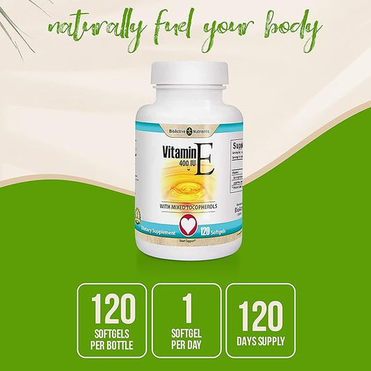 Vitamin E 400 IU Supplement 120 Gel