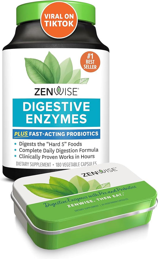 Zenwise Health Digestive Enzymes 180 Count