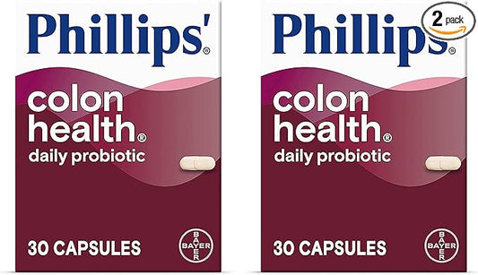 Phillips'’ Colon Health Daily Probiotic Supplement, 30 Count 2)