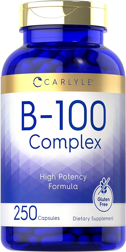 Carlyle B-100 Complex Vitamin 250 Capsules