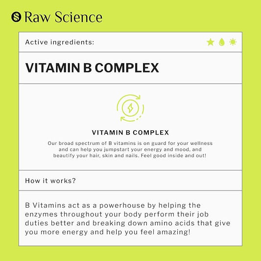 Liquid Vitamin B Complex Supplement – B3, B6, B6, B9 B9 & 2oz
