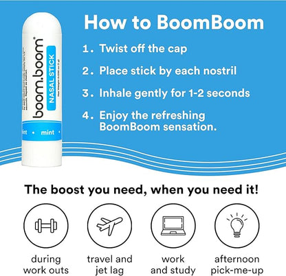 BoomBoom Nasal Stick (3 Pack)