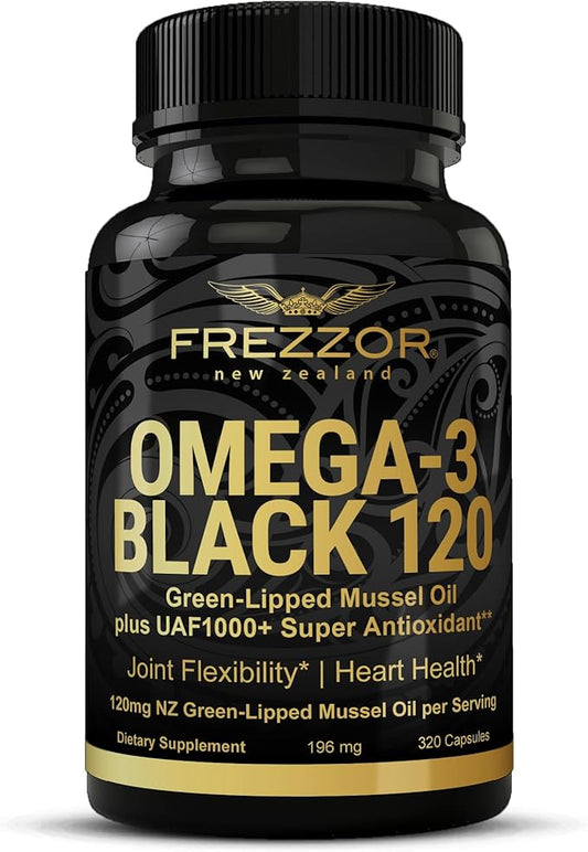 FREZZOR Omega 3 Black UAF1000+, Inflammation, 120 Count 1)