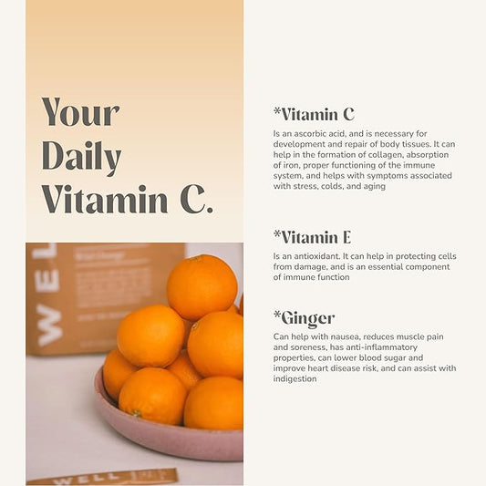 Well Vitamin C 1000mg Boost Packets (30 Stick