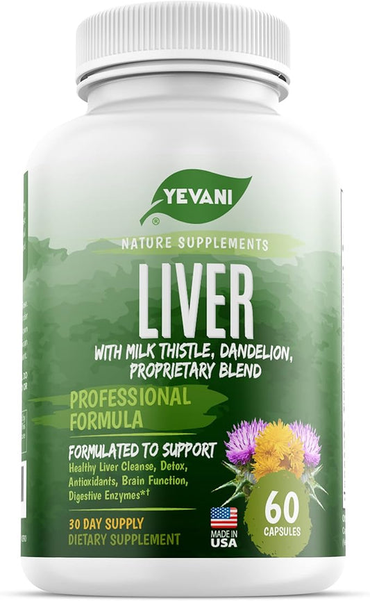 100% Pure Liver Cleanse Detox Support Formula