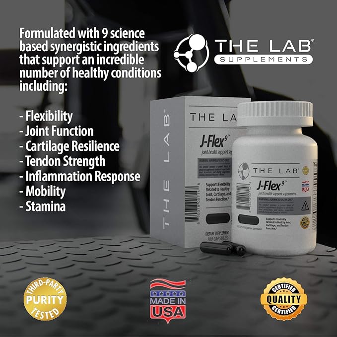 J-FLEX9 Advanced Joint Health Supplement + 9 Ingredients