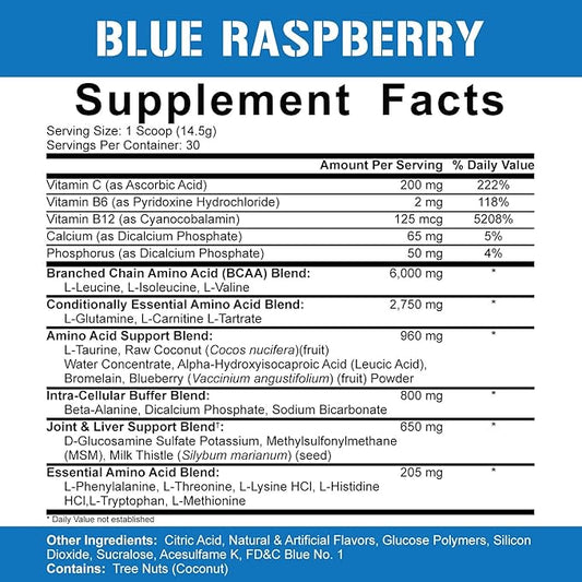 5% Nutrition Rich Piana AllDayYouMay BCAA Powder 16.4 oz, 30 Servings