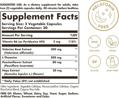 Solgar Sleep & Stress Support, 60 30 servings